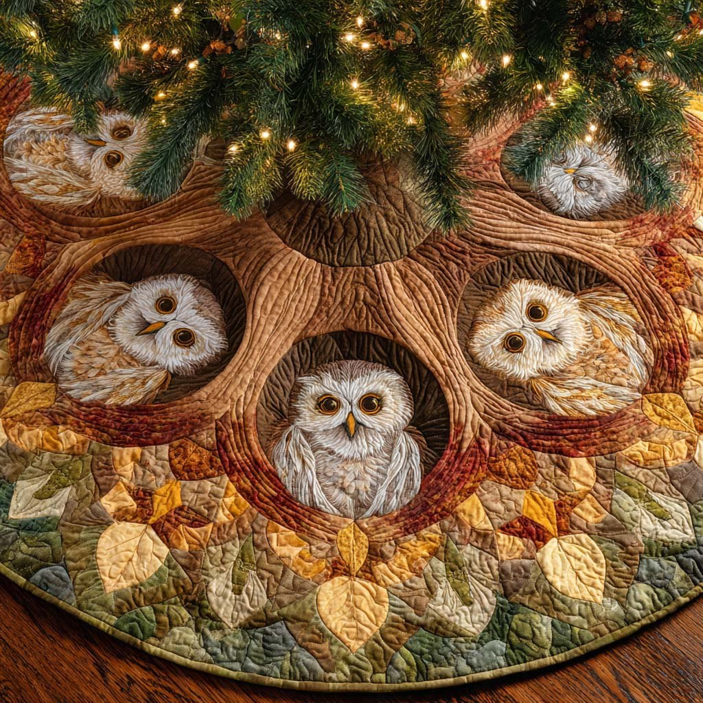Whispering Nest Christmas Tree Skirt - Made to Order TREEK101