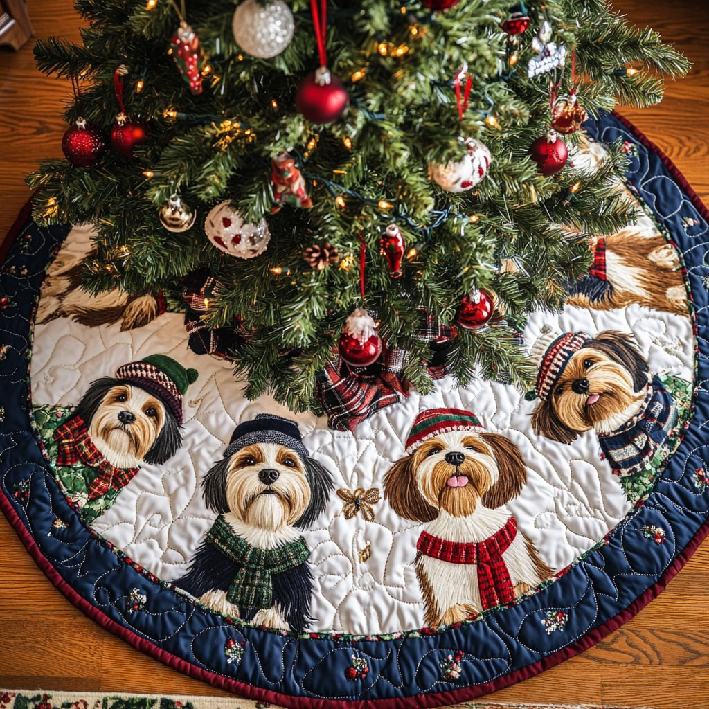 Yorkshire Noel Night Christmas Tree Skirt - Made to Order TREEK101
