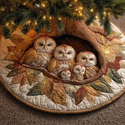 Forest Keepers Christmas Tree Skirt - Made to Order TREEK101