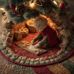 Baking Elf Christmas Tree Skirt - Made to Order TREEK101