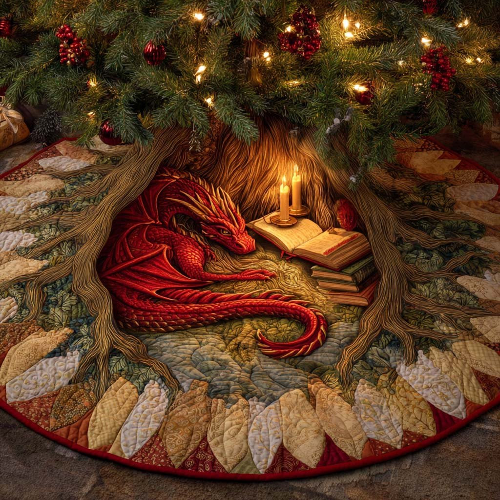 Emberlight Dreamer Christmas Tree Skirt - Made to Order TREEK101