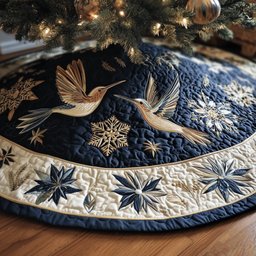 Winter Wings Christmas Tree Skirt - Made to Order TREEK101