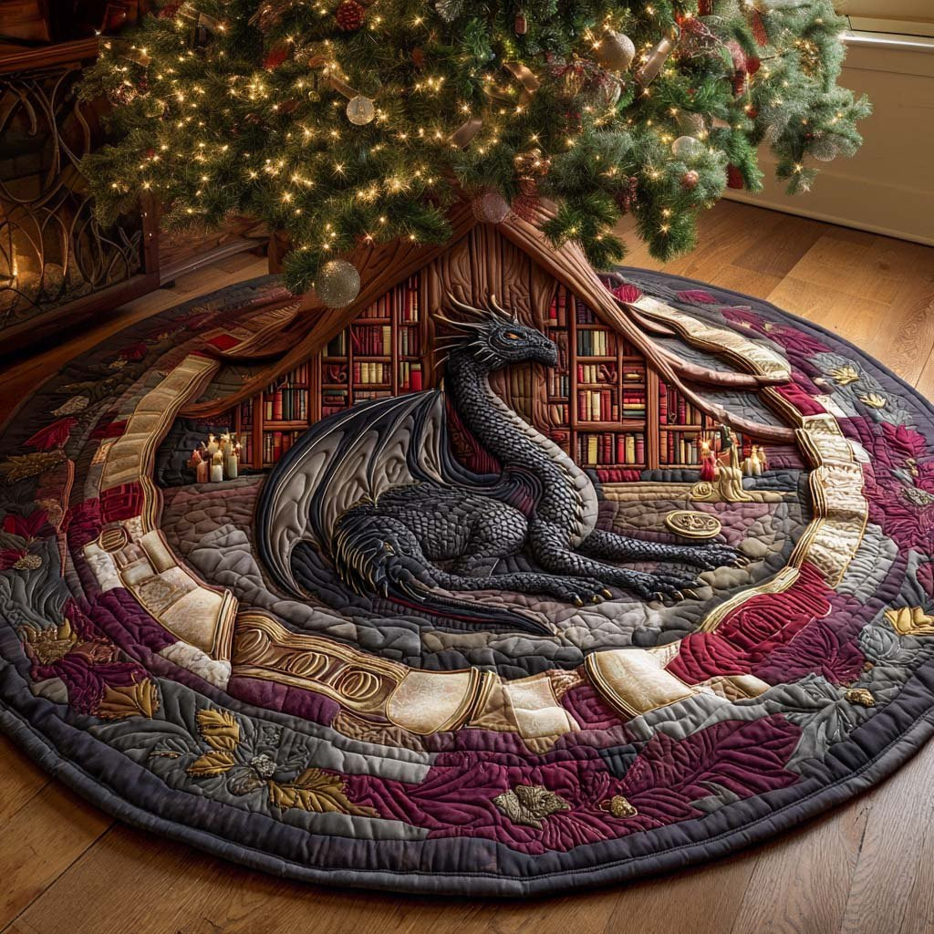 Rootfire Scholar Christmas Tree Skirt - Made to Order TREEK101