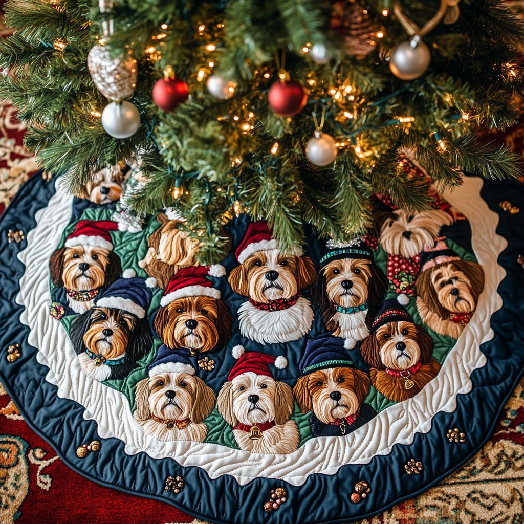Yorkshire Noel Christmas Tree Skirt - Made to Order TREEK101