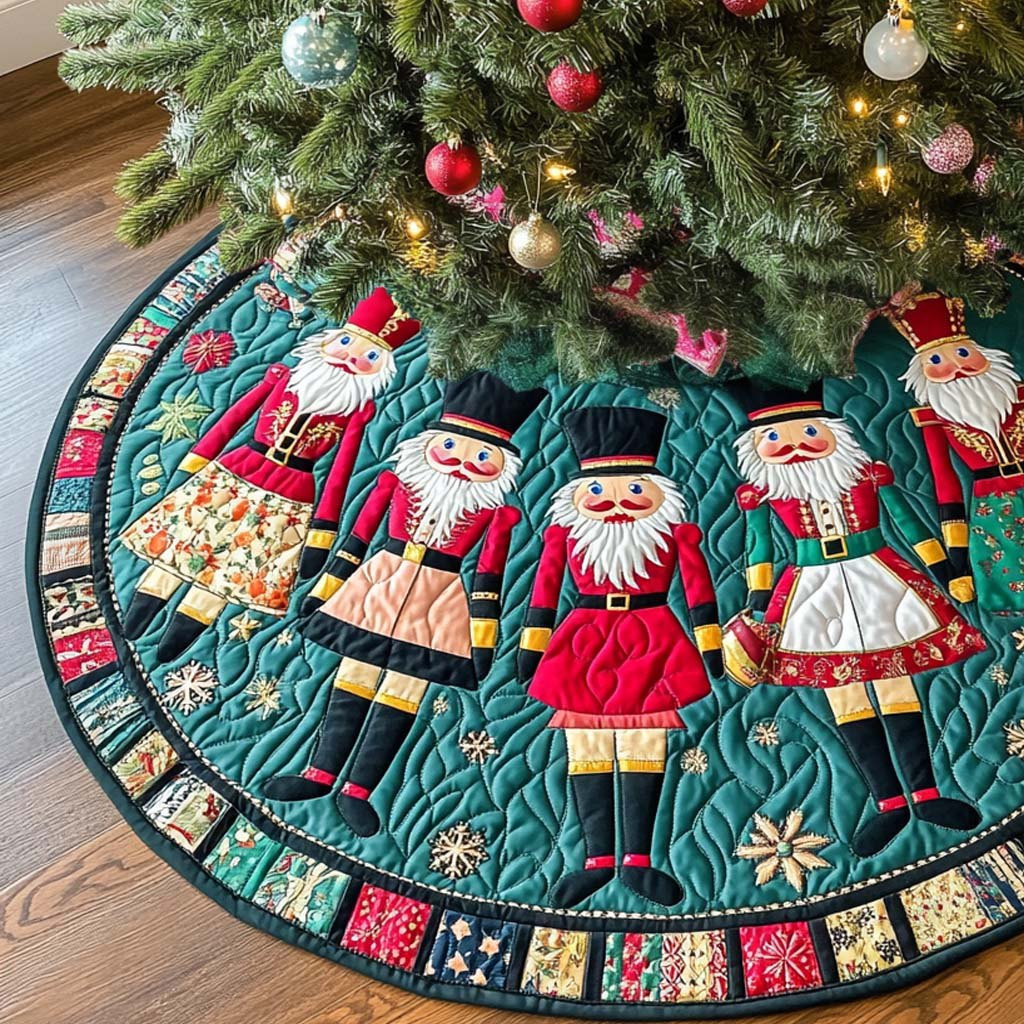 Winter Glow Christmas Tree Skirt - Made to Order TREEK101