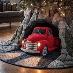 Cave Truck Christmas Tree Skirt - Made to Order TREEK101