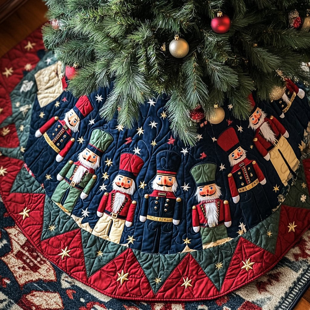 Twirling Nutcracker Magic Christmas Tree Skirt - Made to Order TREEK101