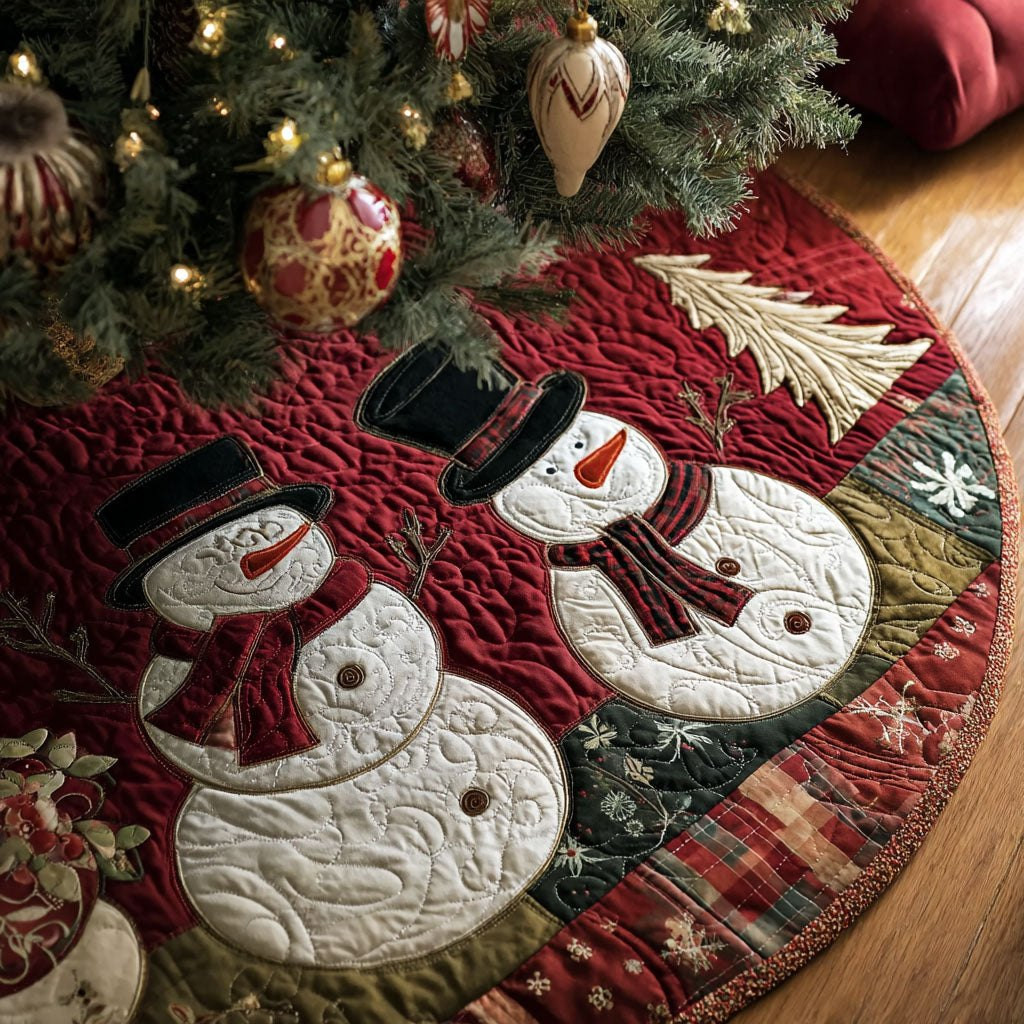 Yuletide Blessings Christmas Tree Skirt - Made to Order TREEK101