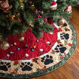 Pads Christmas Tree Skirt - Made to Order TREEK101