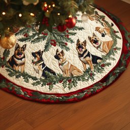 Shepherd Christmas Wish Christmas Tree Skirt - Made to Order TREEK101