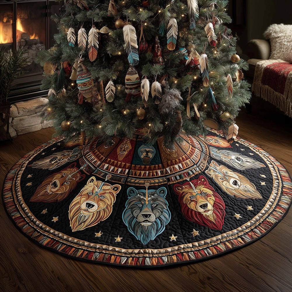 Tribal Watchers Christmas Tree Skirt - Made to Order TREEK101