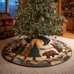 Twilight in the Timberland Christmas Tree Skirt - Made to Order TREEK101