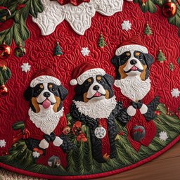Winter Trekker Christmas Tree Skirt - Made to Order TREEK101