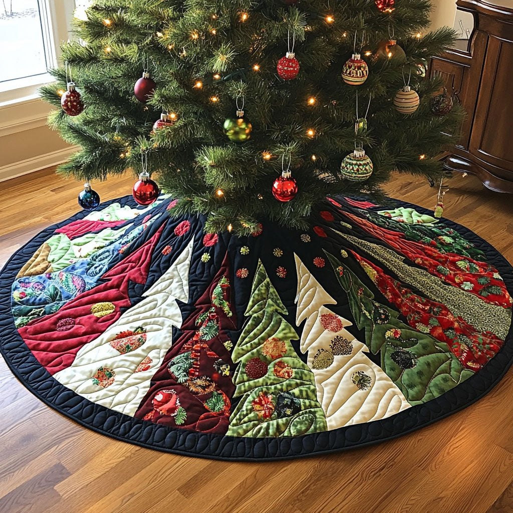 Winter Tree Magic Christmas Tree Skirt - Made to Order TREEK101