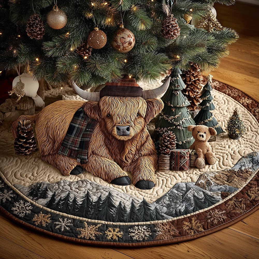 Snowflake Snout Christmas Tree Skirt - Made to Order TREEK101