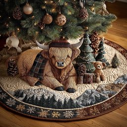 Snowflake Snout Christmas Tree Skirt - Made to Order TREEK101