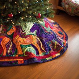 Sleigh Ride Christmas Tree Skirt - Made to Order TREEK101