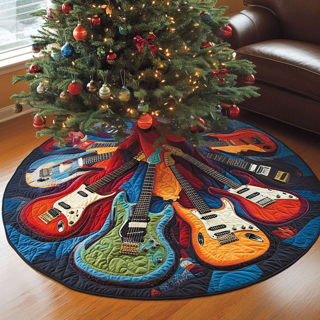 Sonic Blast Christmas Tree Skirt - Made to Order TREEK101