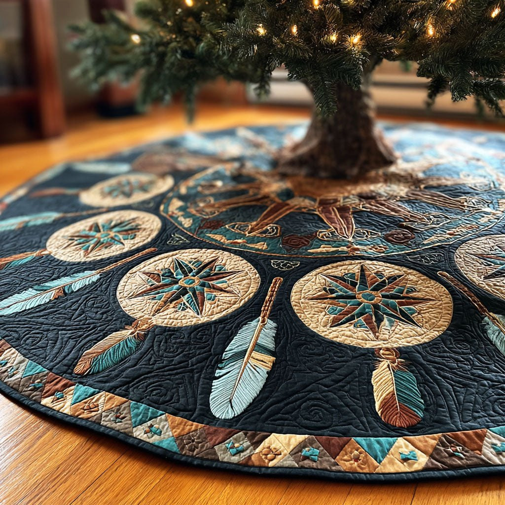 Tribal Dream Christmas Tree Skirt - Made to Order TREEK101