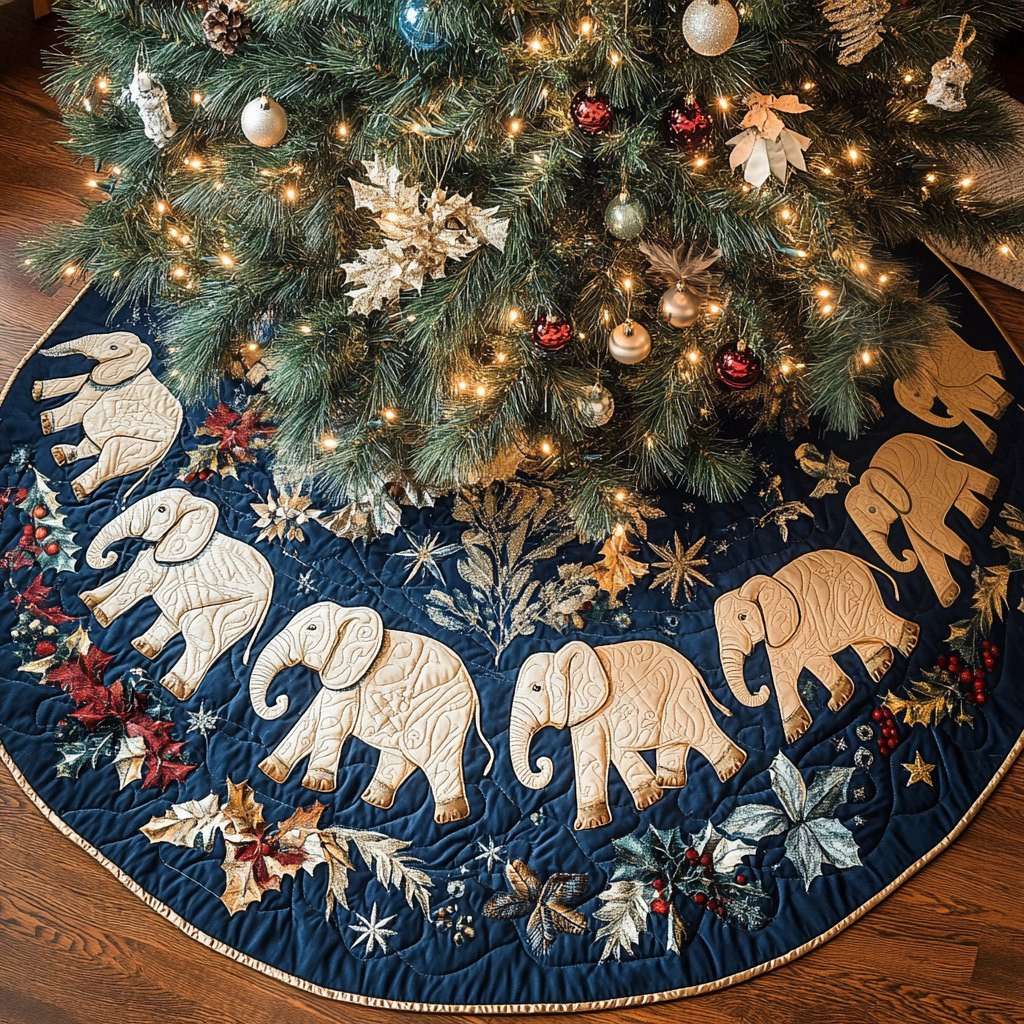 Wild Winter Christmas Tree Skirt - Made to Order TREEK101