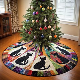 Silhouette Serenity Christmas Tree Skirt - Made to Order TREEK101