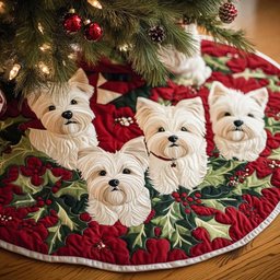 Pure Paws Christmas Tree Skirt - Made to Order TREEK101