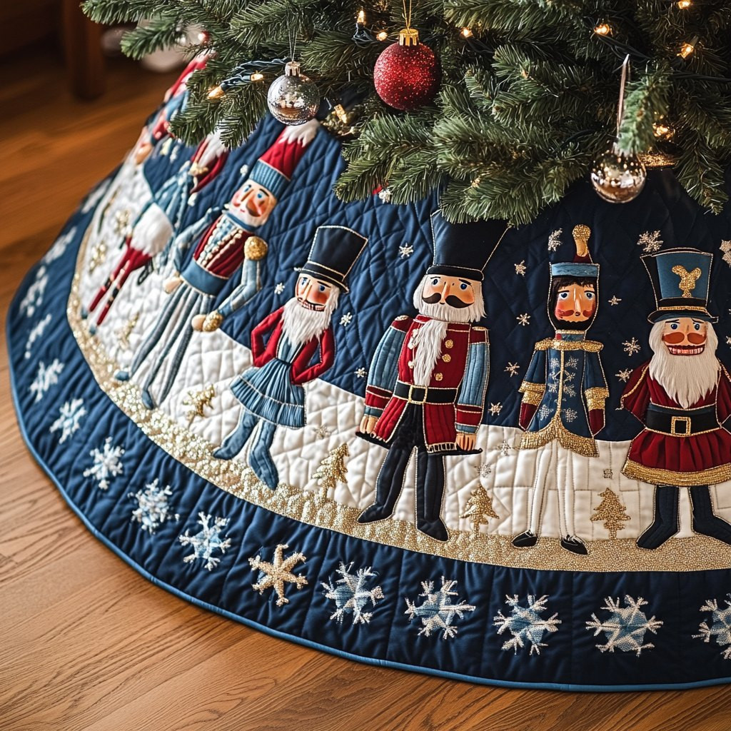 Nutcracker Glory Christmas Tree Skirt - Made to Order TREEK101