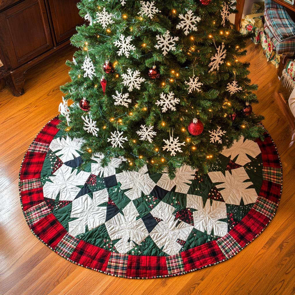 Plaid Wonderland Christmas Tree Skirt - Made to Order TREEK101