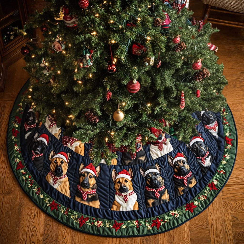 Merry Shepherd Whispers Christmas Tree Skirt - Made to Order TREEK101
