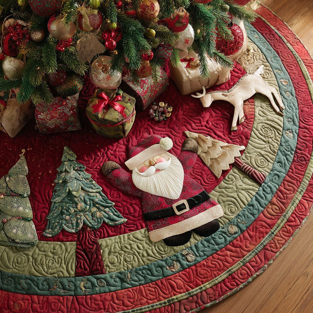 North Pole Charm Christmas Tree Skirt - Made to Order TREEK101