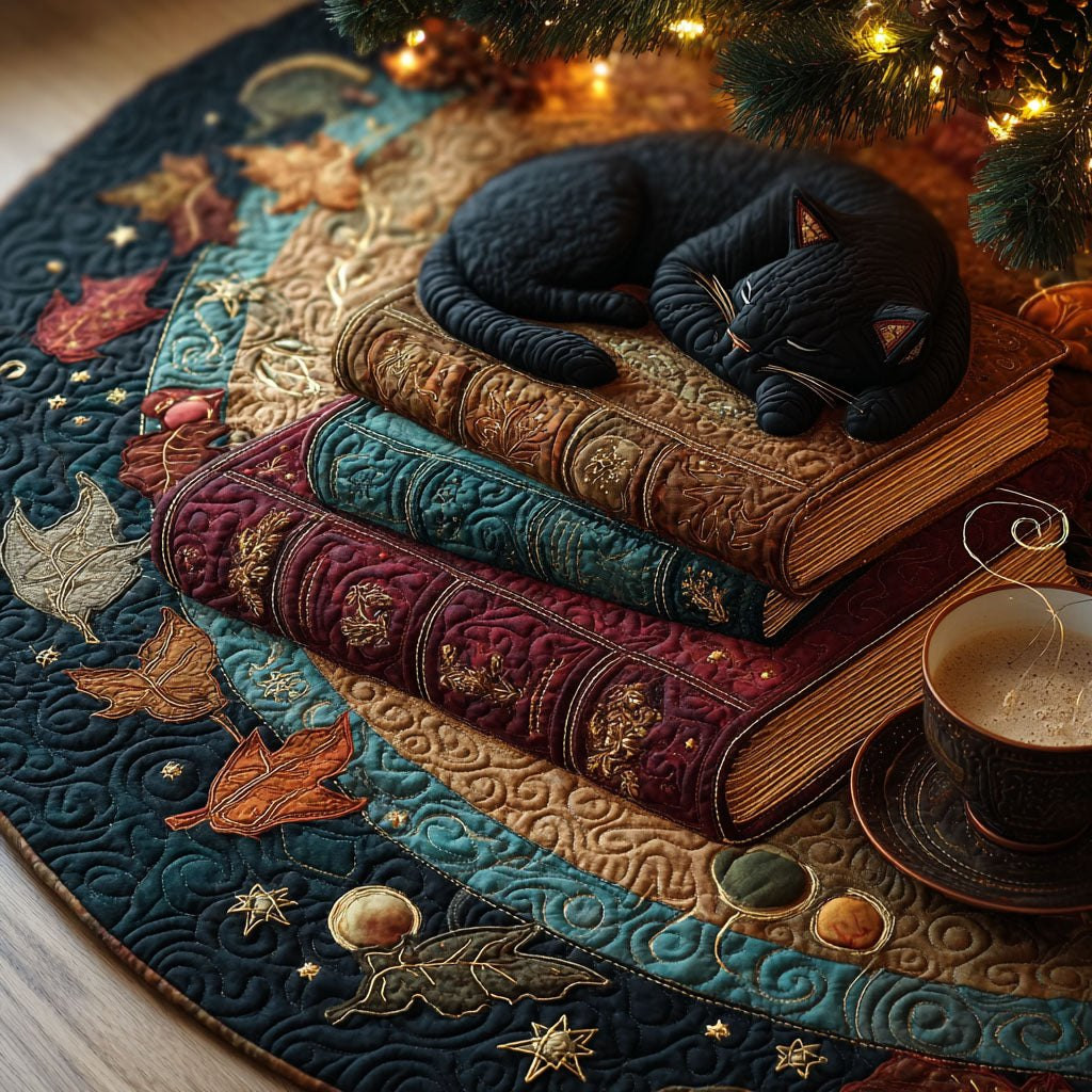 Midnight Tales Christmas Tree Skirt - Made to Order TREEK101