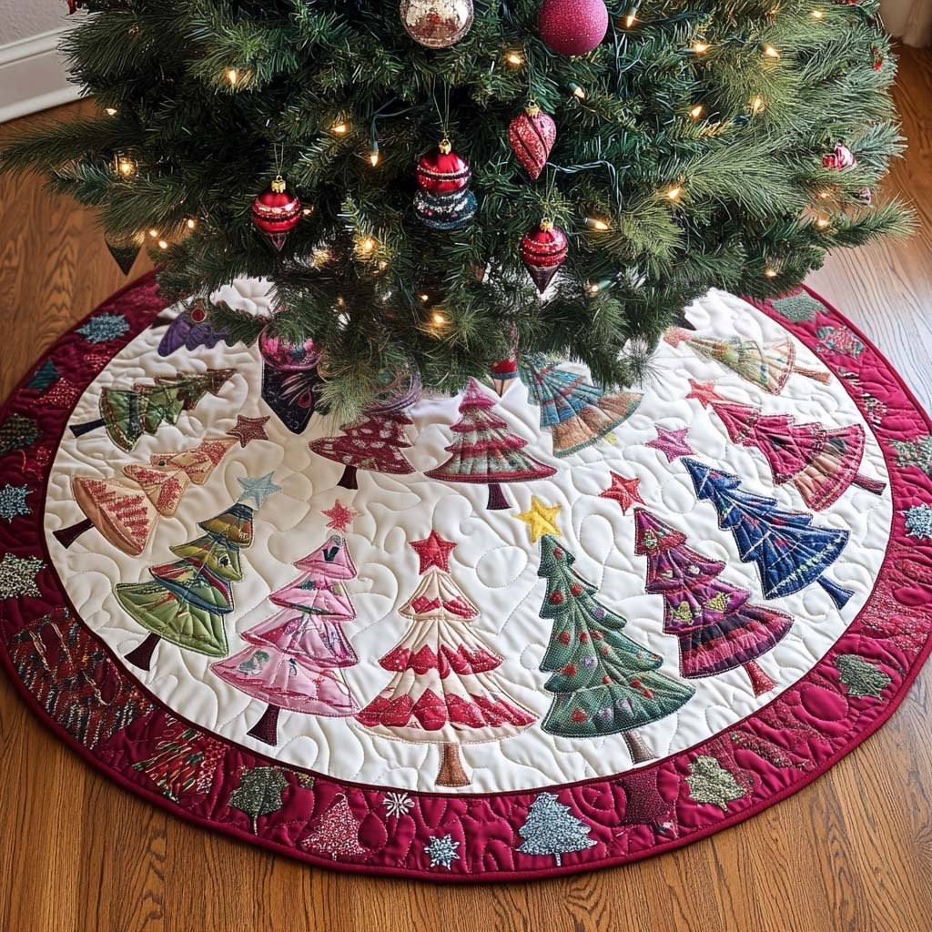 North Glow Christmas Tree Skirt - Made to Order TREEK101