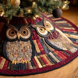 Mystical Shelf Christmas Tree Skirt - Made to Order TREEK101