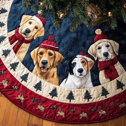 Labrado Glow Christmas Tree Skirt - Made to Order TREEK101