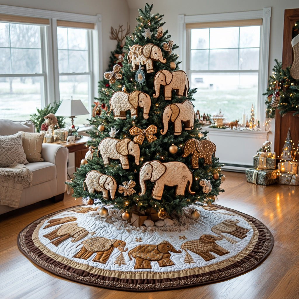 Joyful Herd Christmas Tree Skirt - Made to Order TREEK101