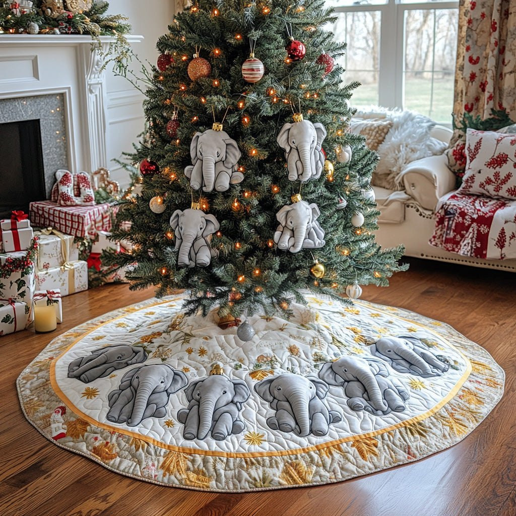 Holiday Safari Christmas Tree Skirt - Made to Order TREEK101