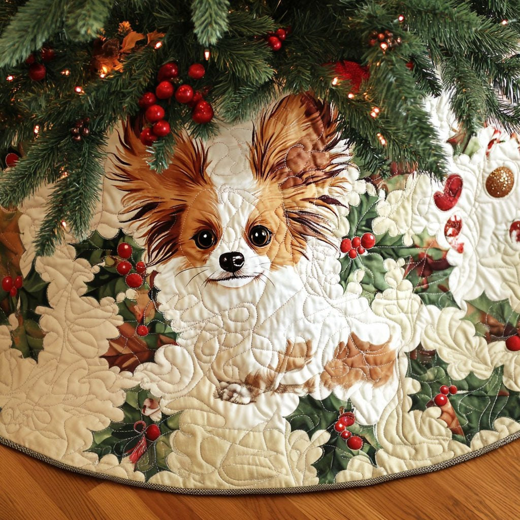 Gentle Papillon Moments Christmas Tree Skirt - Made to Order TREEK101