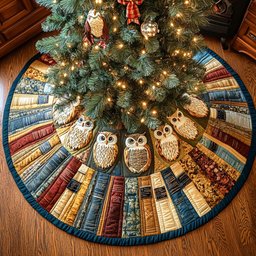 Guardian of Stories Christmas Tree Skirt - Made to Order TREEK101