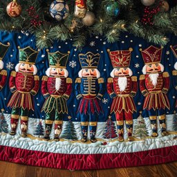 Holiday Guardians Christmas Tree Skirt - Made to Order TREEK101
