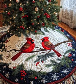 Grace Christmas Tree Skirt - Made to Order TREEK101