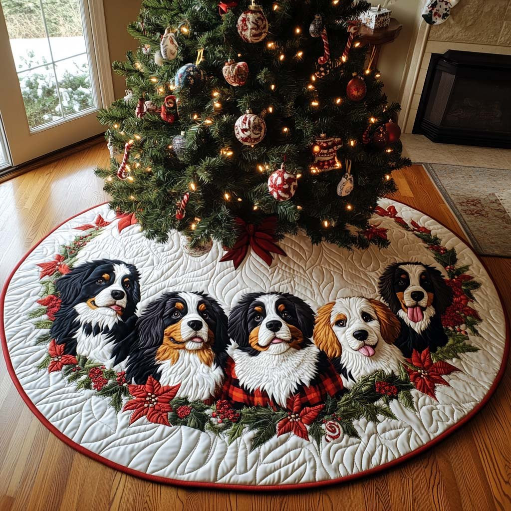 Holiday Trails Christmas Tree Skirt - Made to Order TREEK101