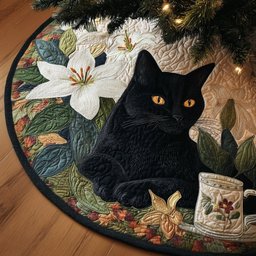 Garden Christmas Tree Skirt - Made to Order TREEK101