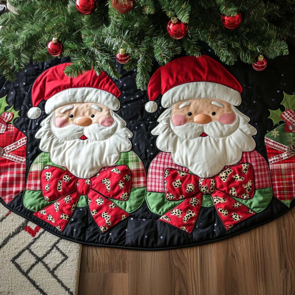 Golden Night Christmas Tree Skirt - Made to Order TREEK101