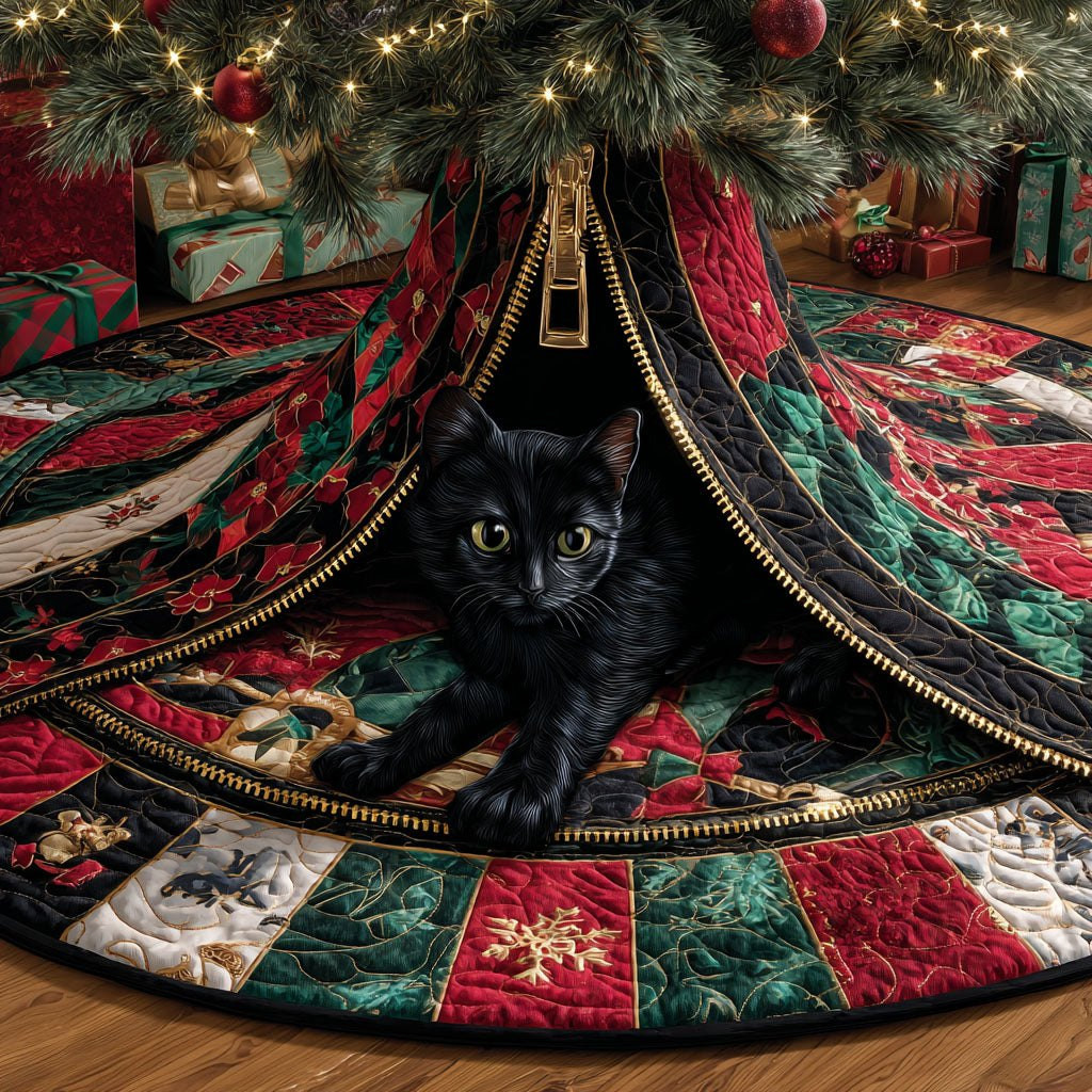 Festive Hideaway Christmas Tree Skirt - Made to Order TREEK101