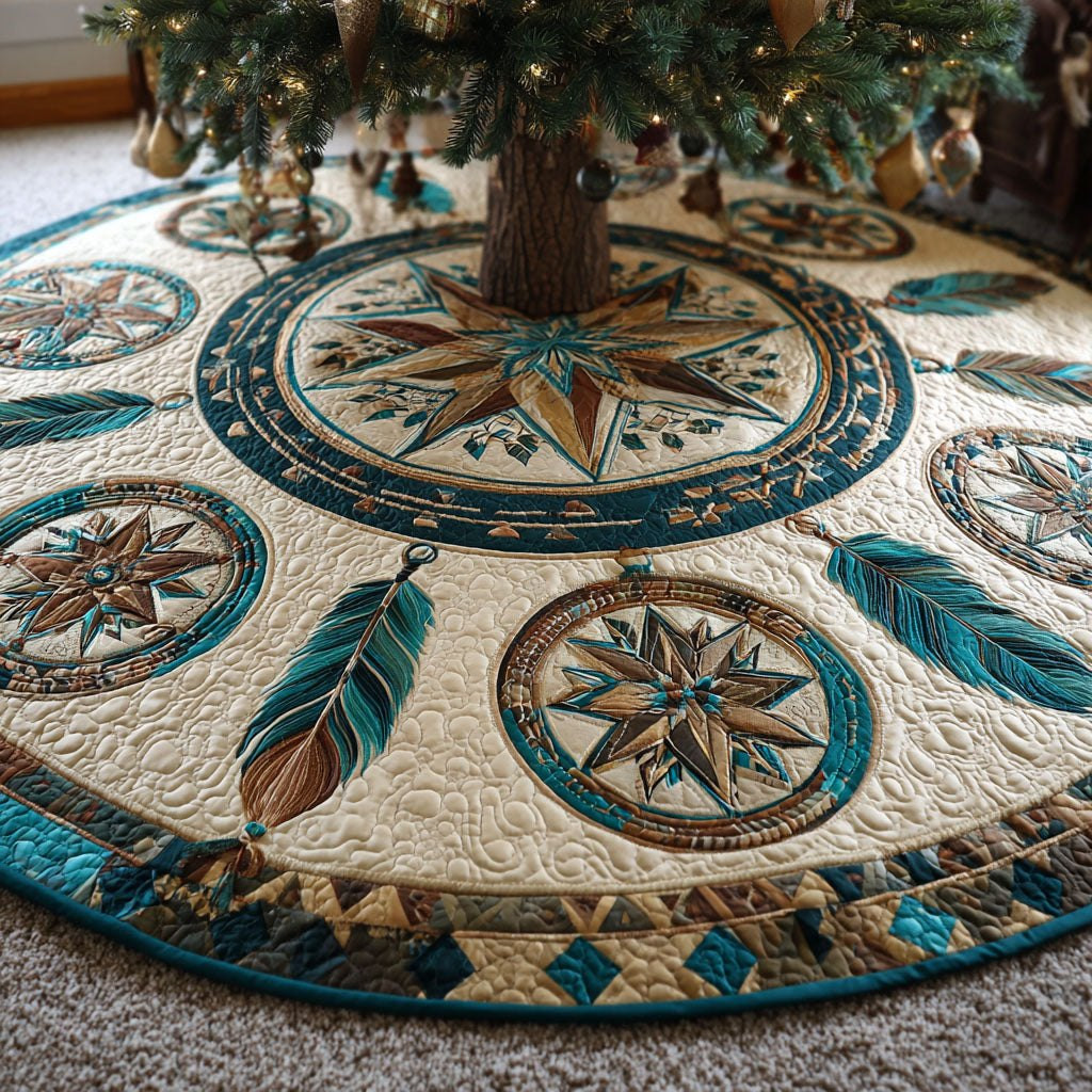 Desert Compass Christmas Tree Skirt - Made to Order TREEK101