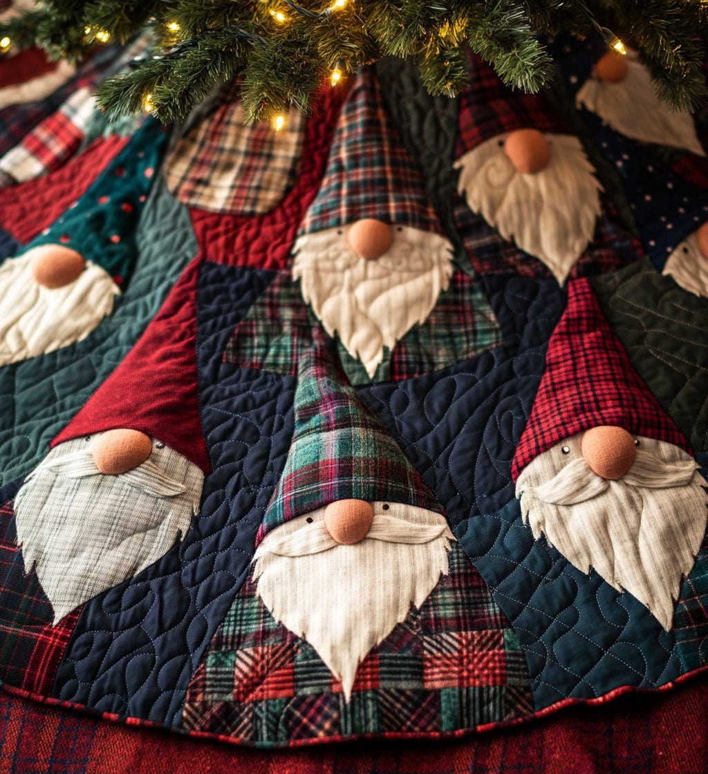 Crisp Eve Christmas Tree Skirt - Made to Order TREEK101