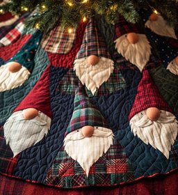 Crisp Eve Christmas Tree Skirt - Made to Order TREEK101