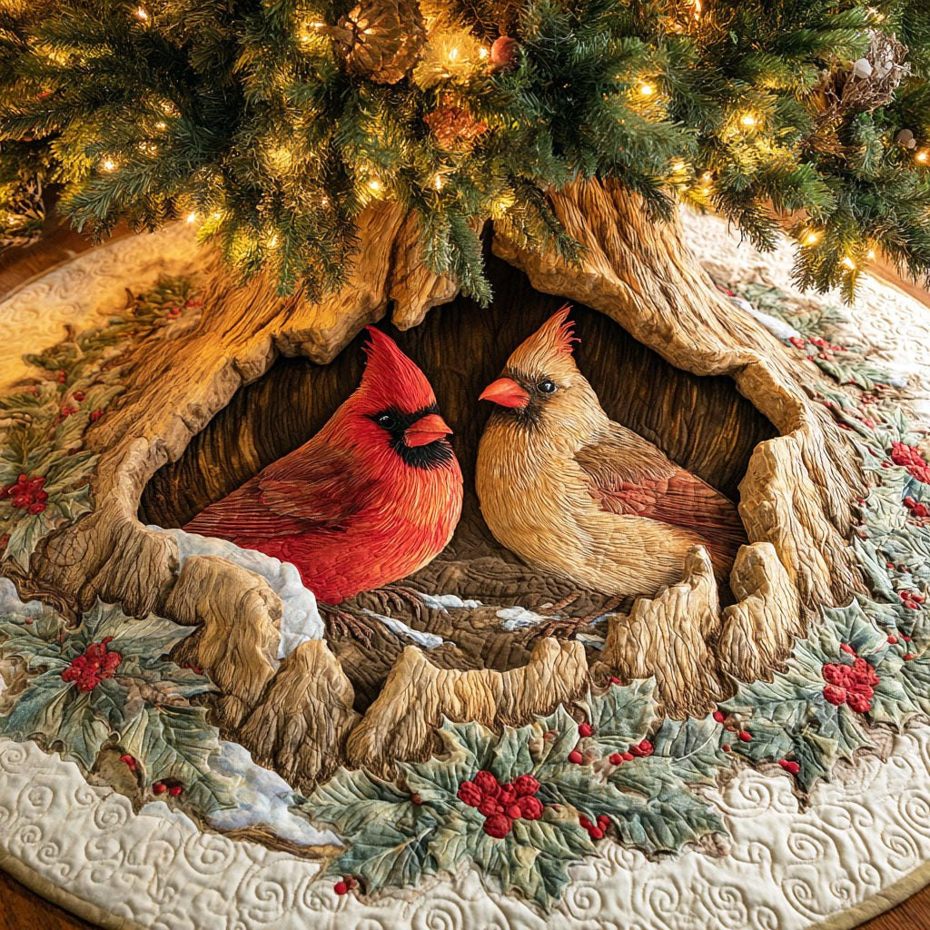 Evergreen Love Christmas Tree Skirt - Made to Order TREEK101