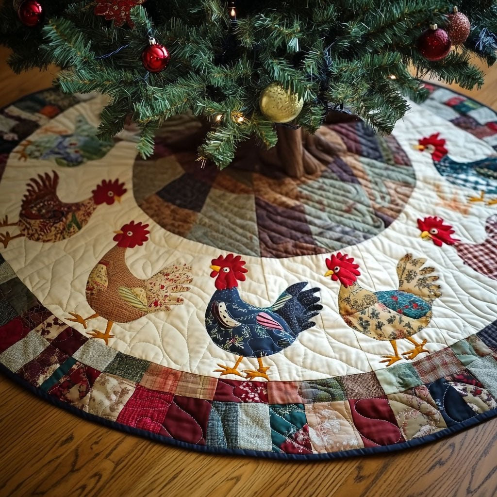 Feathered Gatherings Christmas Tree Skirt - Made to Order TREEK101
