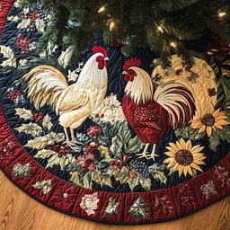 Barnyard Bliss Christmas Tree Skirt - Made to Order TREEK101